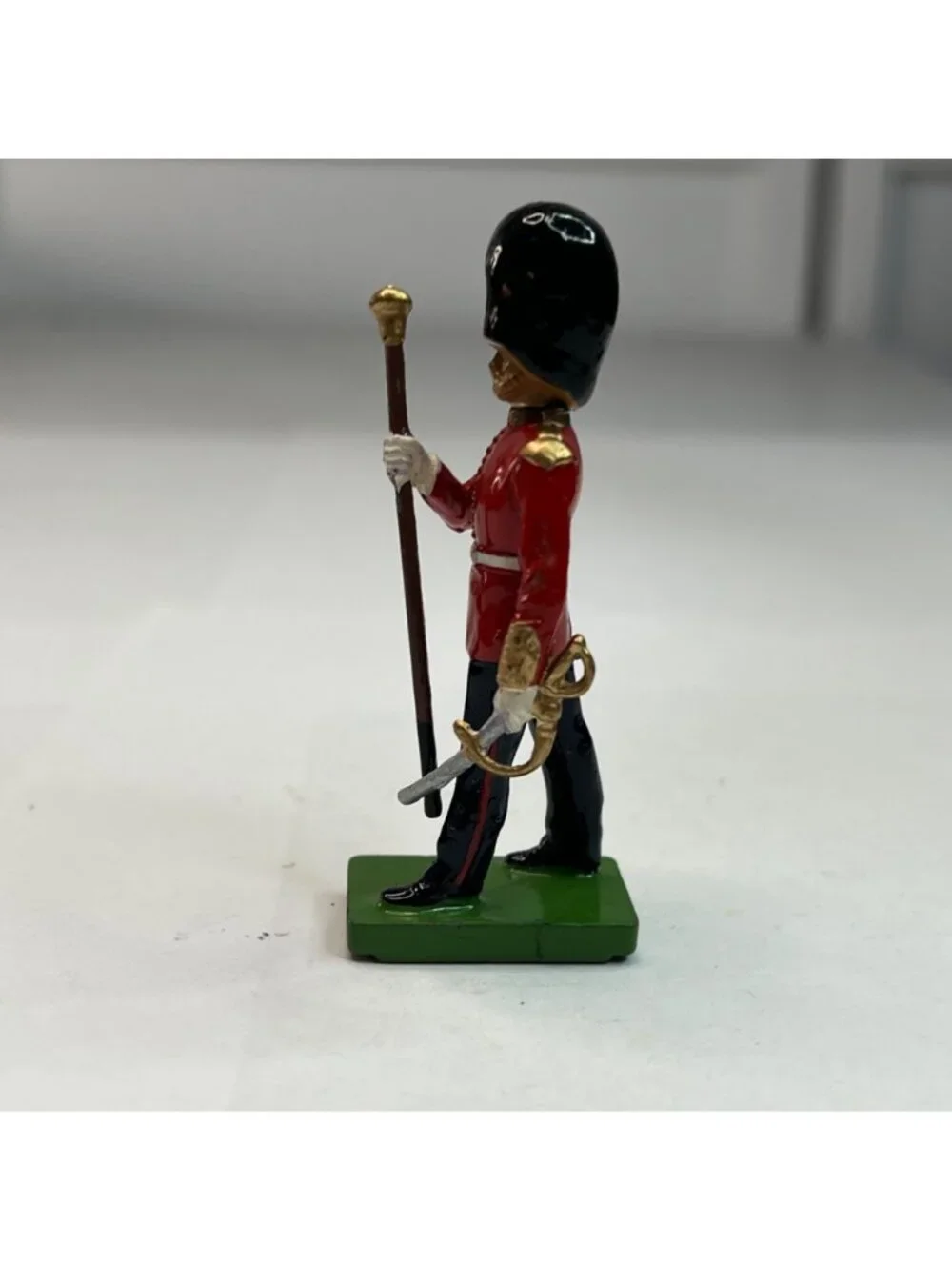 W. Britain Grenadier Guards Drum Major Metal Figurine Collectible From 1990